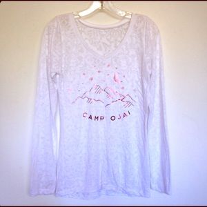 Starry Night Long Sleeve Camp Ojai Yoga Top